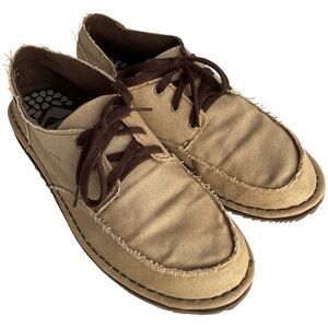 Reef 2011 Beige Canvas Walking Boat Deck Bottle Opener Beach Shoes Men's Size 13